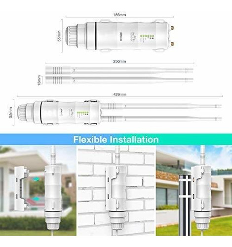 Imagen 2 de 7 de Wavlink Ac600 - Extensor De Versión De Actualización Resist