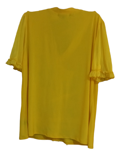 Blusa Amarilla Americana Nueva Talla Xl.