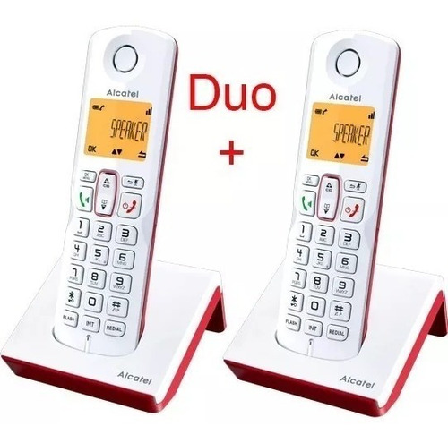 Teléfono Inalambrico Alcatel S250 Dúo 2 Teléfonos 