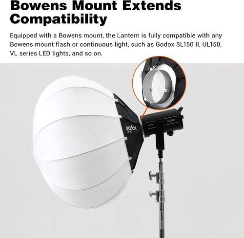 Linterna Softbox De 85 Cm Para Modificador De Iluminación Su