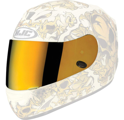 Hjc Helmets Hj-09 Rst Espejo Escudo Dorado Para Ac-12, Cl-15