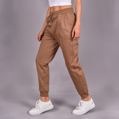Pants Jogger Mujer Deportivo Ajustable Con Bolsas Casual