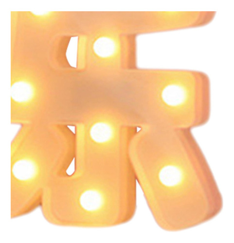 Luces Decorativas De Año Nuevo, Letrero De Luces De Feliz