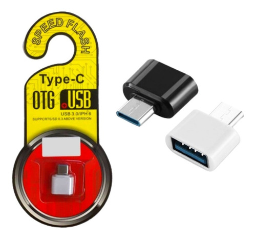 Adaptador X2 Unid Otg Tipo C A Usb Para Celulares Y Otros