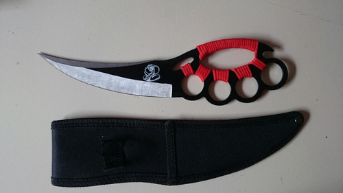 Cuchillo De Hoja Curva Con Boxer Full Tang 