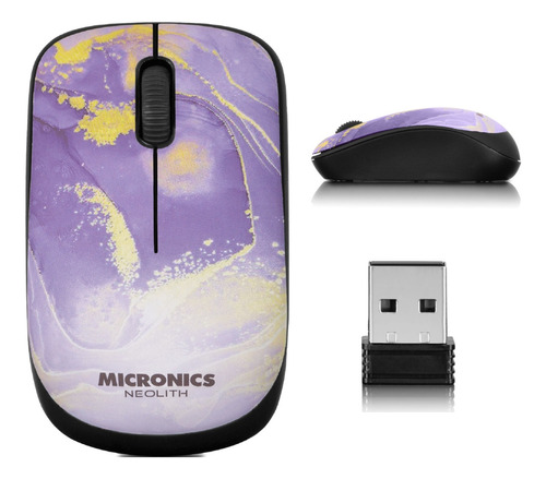 Mouse Inalámbrico Micronics Mic M715neolith Office Wireless 