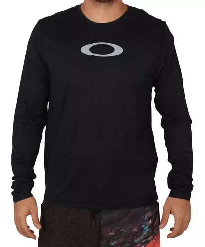 Camiseta Oakley Daily Sport Ls III Manga Longa Masculina - Preto