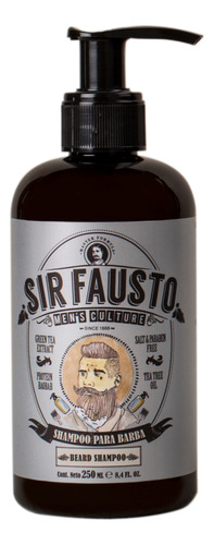 Shampoo Para Barba Sir Fausto 250 Ml