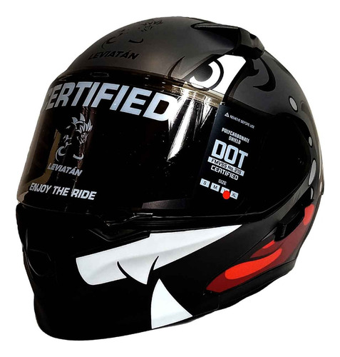 Casco Abatible Leviatan Martian Talla  Xl Certificación Dot