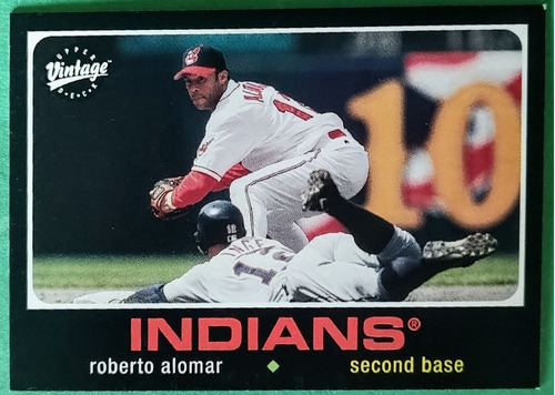 Roberto Alomar,2002 Upper Deck Vintage, Cleveland Indians 
