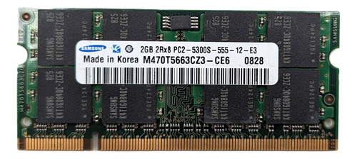 Memoria Ram Para Laptop Ddr2 2gb Bus 667mhz Pc2 5300