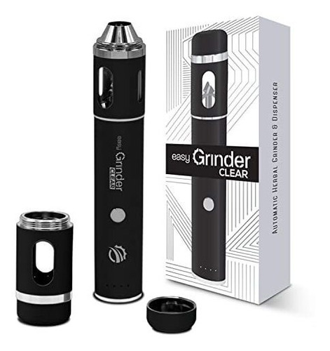 Easy Grinder Clear Glass Electric Herb Pollen Catcher Dispen