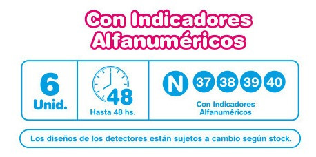 Detector De Fiebre Termómetro Frente Bebé X 6 Unidades 48hs