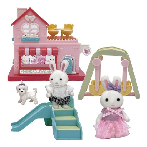 Playset Bunny Boutique Lovelly Villa Incluye Accesorios Orig