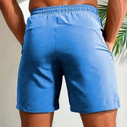 Short Deportivo Hombre Con Bolsillos Gym Running Cómodo A