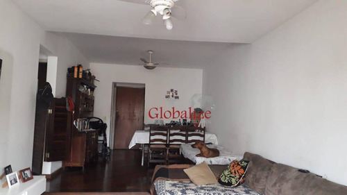 Apartamento Com 2 Dormitórios À Venda, 100 M² Por R$ 659.000,00 - Aparecida - Santos/sp - Ap0409