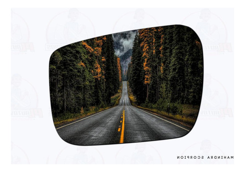 Luneta Espejo Retrovisor Mahindra Scorpion 2004-2022 Izquier