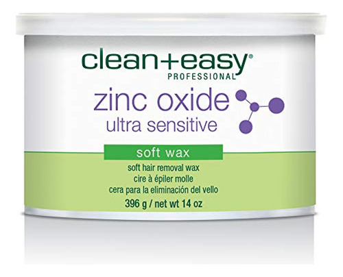 Cera Depilatoria  Clean + Easy Óxido De Zinc Depilación Ultr