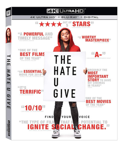 The Hate U Give Blu-ray (Usado)