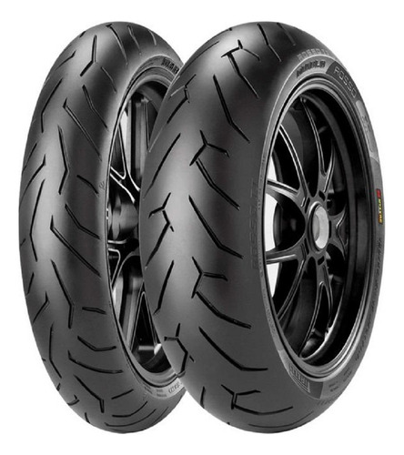 Par Pneu Pirelli Diablo Rosso 2 120/70r17 + 180/55r17 Cb650f