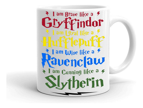 Tazón/taza/mug 62 Hp Gryffindor Colorido 