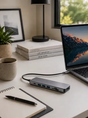 POLARES ZEN1 Adaptador Hub Usb-c Compatível com Macbook Air M1 M2