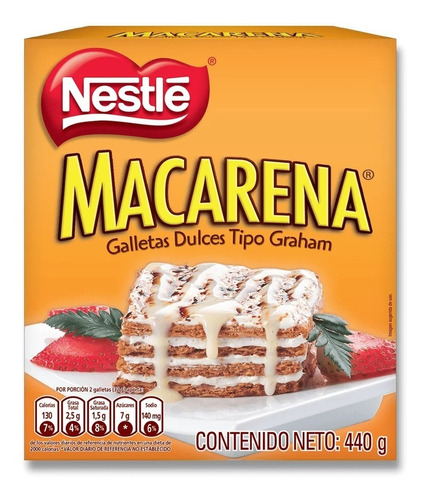 Galletas Macarena 440 Gr - Kg a $16900