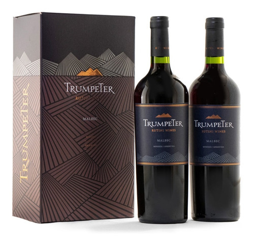 Vino Trumpeter En Estuche X2 750 Ml