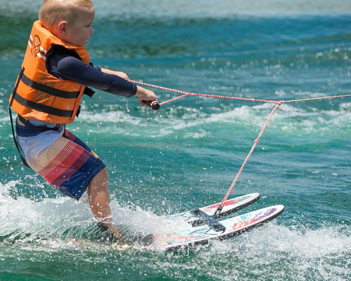 Ski Acuático Ho Sports Hot Shot Para Niños Con Manillar