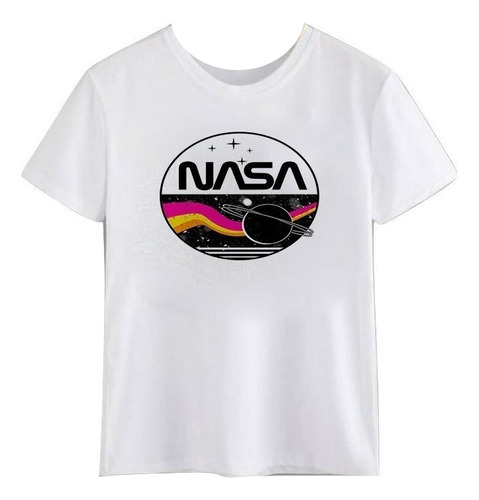 Polera Nasa Unisex Hombre Mujer Calidad Vestuario Juvenil