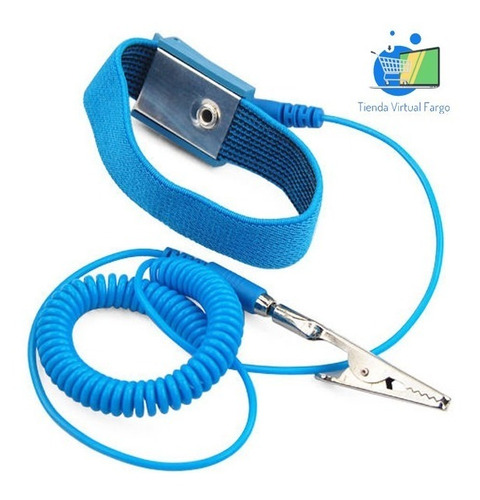 Imagen 2 de 7 de Manilla Pulsera Antiestática Ajustable Alta Calidad
