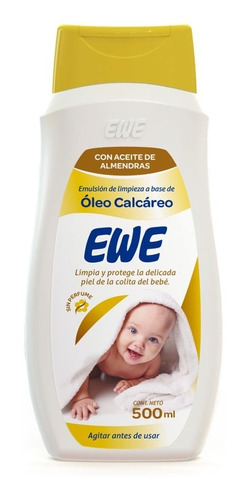 Ewe Oleo Calcareo Con Aceite De Almendra X 500 Ml Bebe