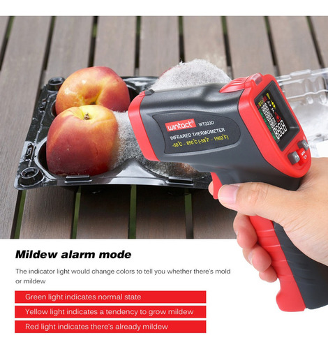 Wintact - Termómetro Infrarrojo Profesional (50 C~850c)