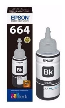 Botella Epson Tinta Original Sistema Continuo -color Negro