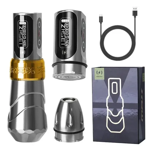 Maquina Tattoo Pen Inalambrica Flux Max Stroke:4mm