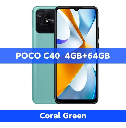 Xiaomi Pocophone Poco C40 Dual Sim 64 Gb De Verde 4 Gb Ram