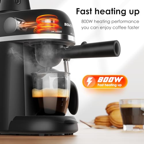 Máquina De Café, Máquina De Espresso Cappuccino De 3.5 Bares