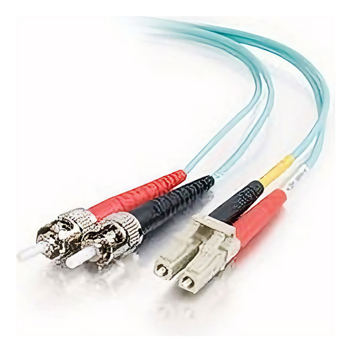 Cable De Conexión De Fibra C2g, Lc / St, Dúplex, 1.0m, Aqua