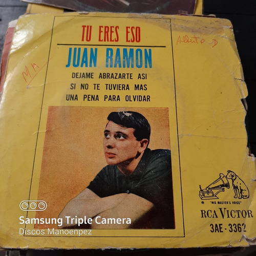 Simple Sobre Juan Ramon Tu Eres Eso Rca Victor C14