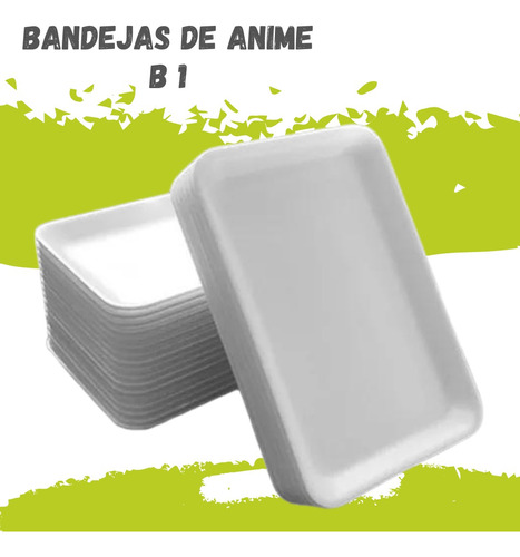 Bandeja Térmica De Anime  B1 Blanca Llana