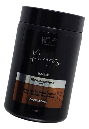 Wf Export Profissional Máscara Hidratação Precioza De Suave En Pote De 1000ml De 1000g
