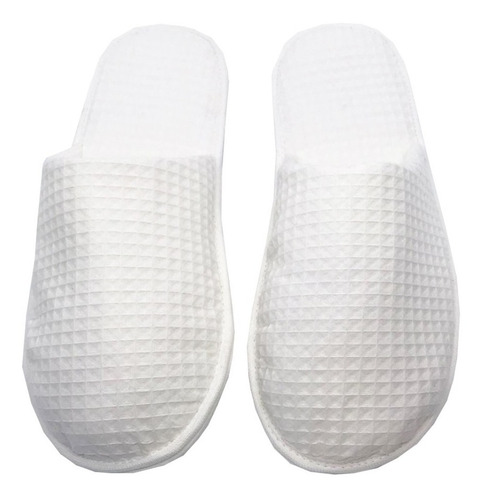 01 Par Chinelo Pantufa 2033 Em Piquet Sofisticado