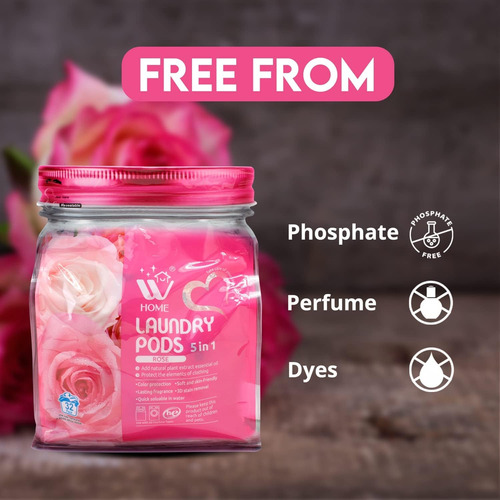 Laundry Pods Natural Solution 5 En 1, 32 Unidades, Bolsa He