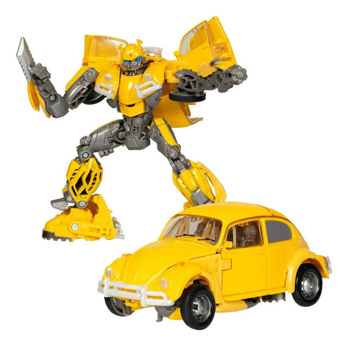 Autobot Bumblebee Transformers Studio Series Clase De Lujo , Transformers: Bumblebee , Se Transforma En 23 Pasos , 11 Cm., Figura De Acción, Para Niños Y Niñas De 8 Años O Más, Hasbro