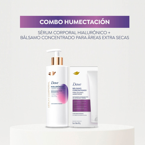 Kit Sérum Corporal Dove Hialurónico + Bálsamo Concentrado