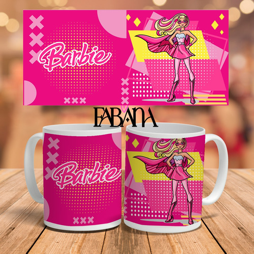 Taza Sublimada Diseño Barbie Modelo 8