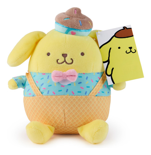 Brinquedo De Pelúcia Gund Sanrio Hello Kitty Pompompurin Sor