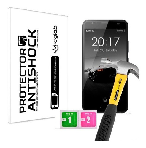 Lamina Protector Pantalla Antishock Ulefone Power 2 2017