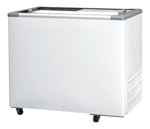 Freezer Horizontal Dupla Ação 311 L Conservador Expositor Porta De Vidro Fricon - 220v