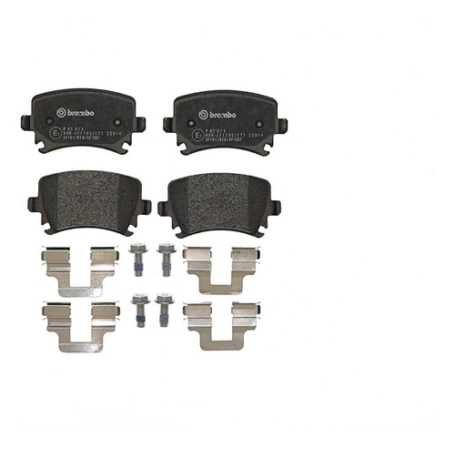 Balatas Brembo Audi A6 4f2 C6 2.8 Fsi Quat. 2009-2010 L-m T